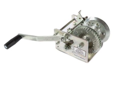 Perävaunun vinssi, teräslanka