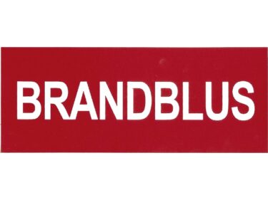Brandblus sticker