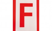F sticker