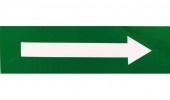 Vluchtrichting, sticker