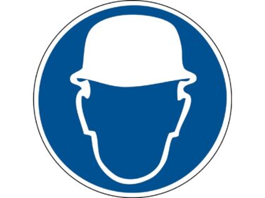 Helm verplicht sticker