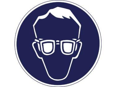 Oogbescherming (Bril) verplicht sticker