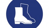 Veiligheidsschoenen verplicht, sticker