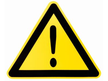 Gevaar algemeen, sticker