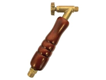 Gasbrander met draaikraan