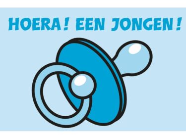 ¡Hoera! ¡Un niño!