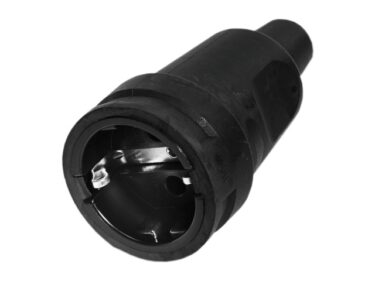 Koblingskontaktstik 230V Massivt gummi