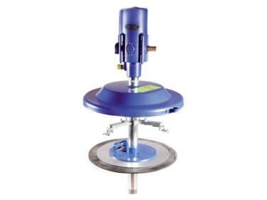 Vetpers, pneumatisch voor op emmer