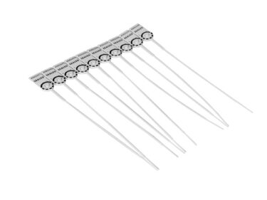 Verzegeling genummerd wit