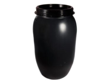 Tromle med skruelåg 120 liter, plast