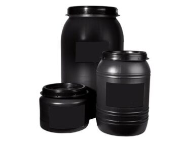 Tromle med skruelåg, plast