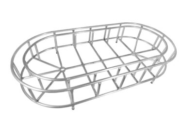 Bundkasse med indvendig ring, oval