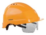 Veiligheidshelm met bril