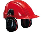 Peltor Optime 3, H510P3 Zwart/Rood, Helm