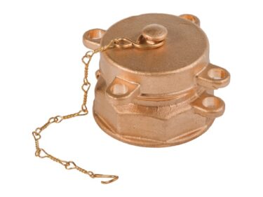 Putken korkki messinkiä