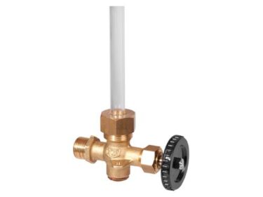 Peilglaskraan met plug, schuifafsluiter