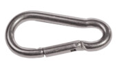 Karabijnhaak met knik