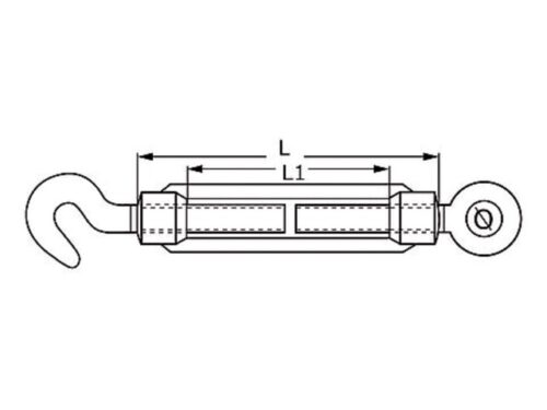Spanschroef open huis