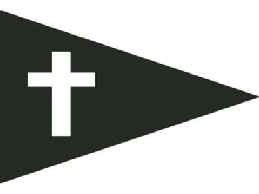 Rouwvlag met punt (katholiek)