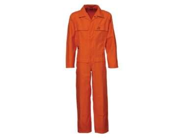 Norm-overall vlam vertragend en antistatisch, Oranje