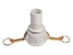 Aluminium Kamlok snelkoppeling met slangtule, Vrouw deel C