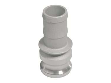 Aluminium Kamlok snelkoppeling met slangtule, Man deel E