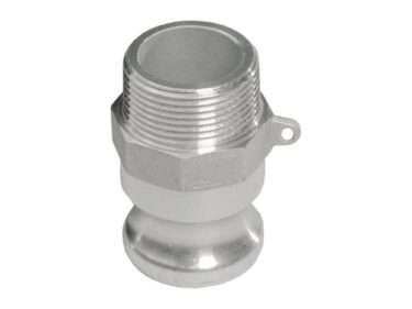 Aluminum Kamlok quick coupling with male thread, Male part F