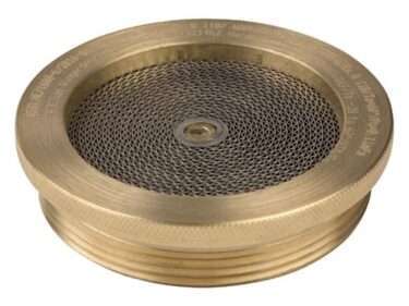 Flammschutzgitter mit Außengewinde - Zertifiziert