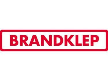 Brandklep sticker