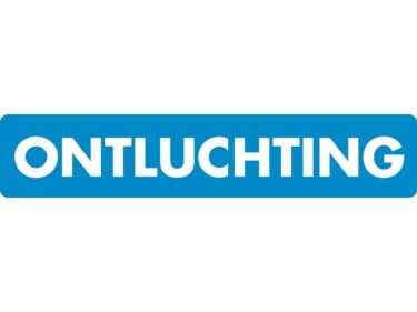 Ontluchting sticker
