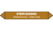 Stripleiding sticker