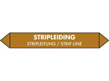 Stripleiding sticker