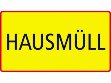 Hausmüll sticker