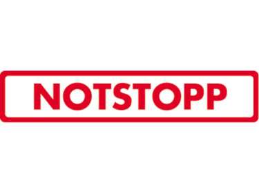 Notstopp sticker
