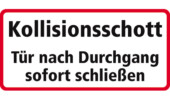 Kollisionsschott sticker