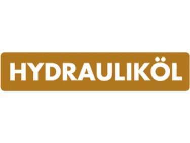 Hydrauliköl sticker