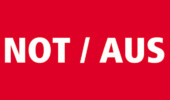 NOT/AUS sticker