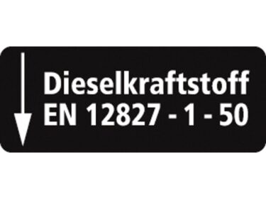 Dieselkraftstoff sticker