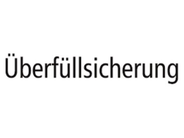 Überfüllsicherung sticker