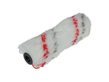 Verfrol Perlon Rode en Grijze Streep 10cm