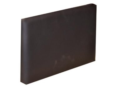 Klapstoel rug zwart/skai