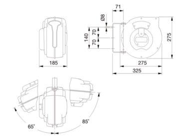 Moulinet mural mavel master plus air