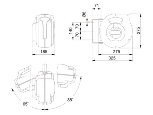 Wandhaspel mavel master plus air