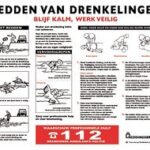 Reddingsplaat drenkeling Reddingsplaat drenkeling