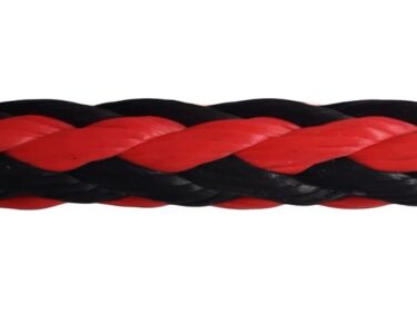 HMPE Touw 1000m Rood/Zwart