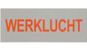Werklucht sticker