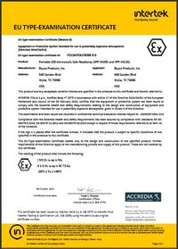 ATEX Certificaat Nightstick penlite ATEX Certificaat Nightstick penlite