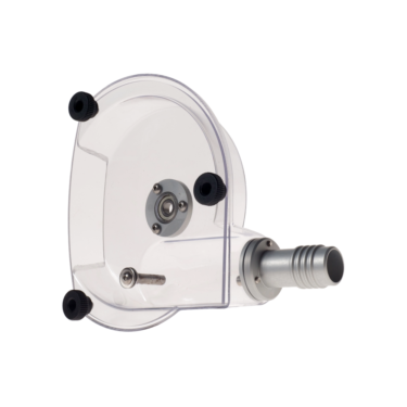 Dust cover met vacuum nozzle