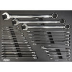 Eva inleg voor gereedschapswagen ringsteeksleutels quad drive 26 delig