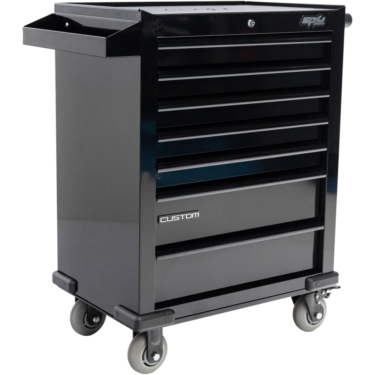 Tool trolley black custom series 7 drawers